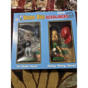 1998 MLB Home Run Headliners XL Ken Griffey Jr / Mark McGwire With COA‎